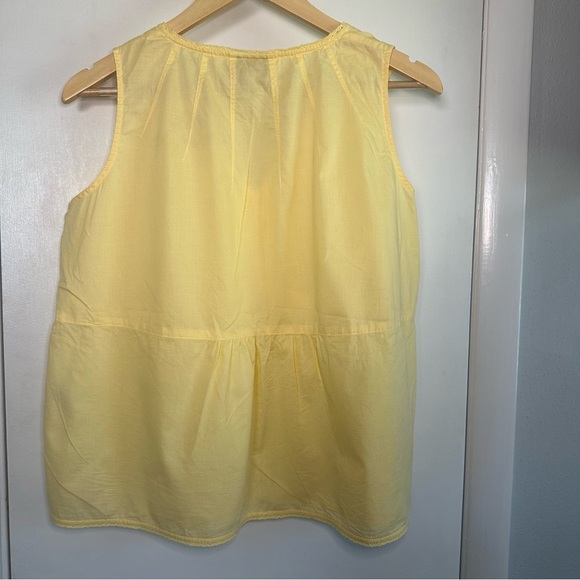 Talbots Y2K Tunic Tank Top. Butter Yellow. Size: 1X. 100% Cotton. - Picture 5 of 7